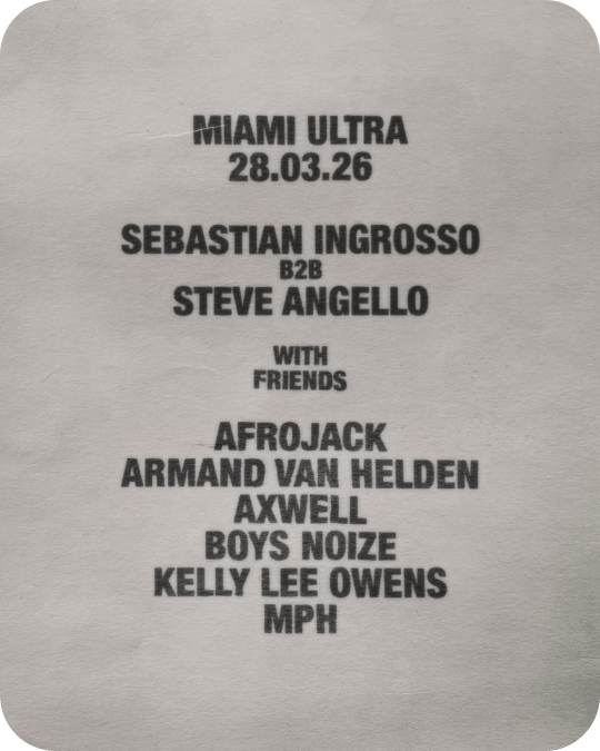 Swedish House Mafia and Friends Poster